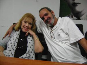 Guillermo Piñeyro con la estelar vedette cubana Rosita Fornés