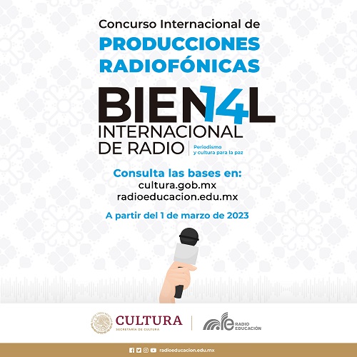 Radio Educación publica la convocatoria al Concurso Internacional de Producciones Radiofónicas