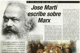 José Martí y sus valoraciones sobre Carlos Marx