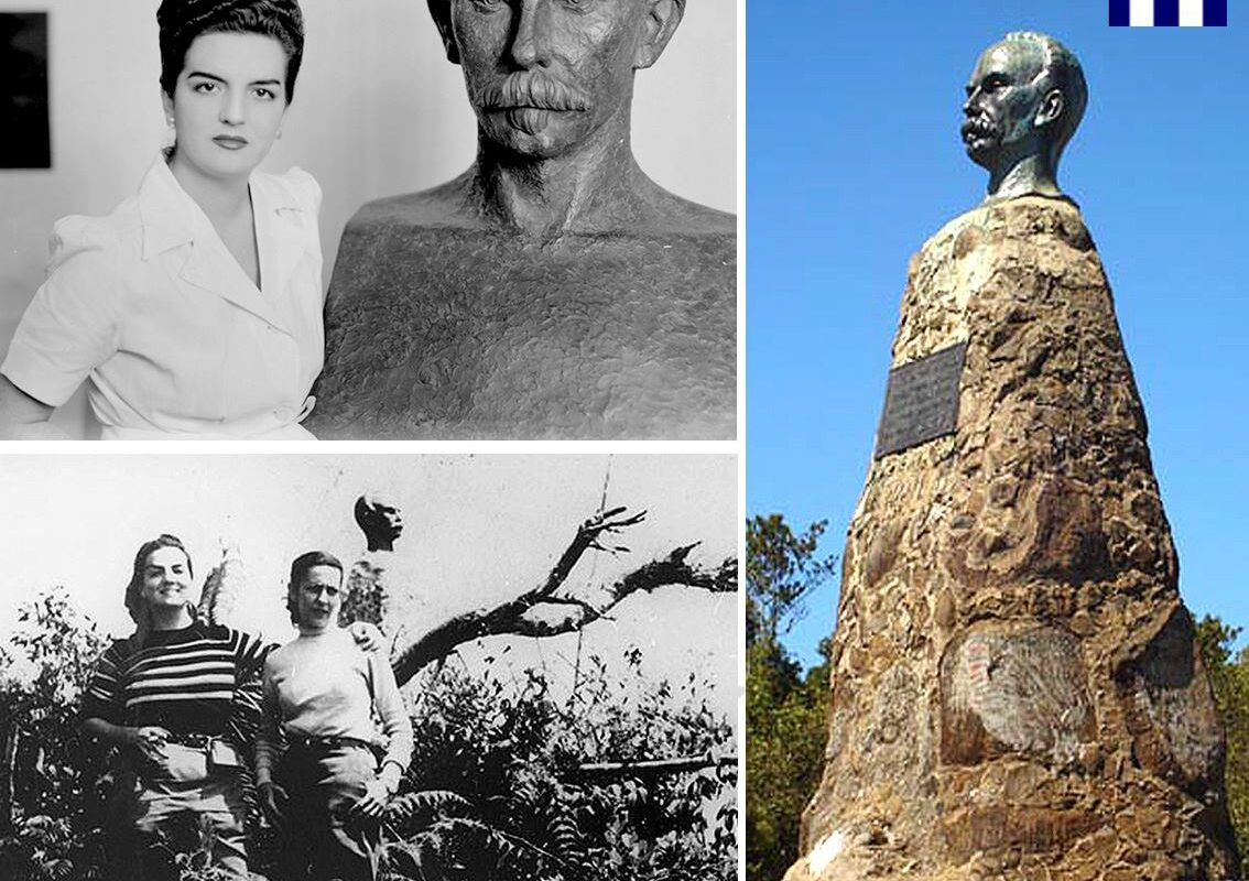 Aniversario 70: El busto de José Martí en el Pico Real del Turquino