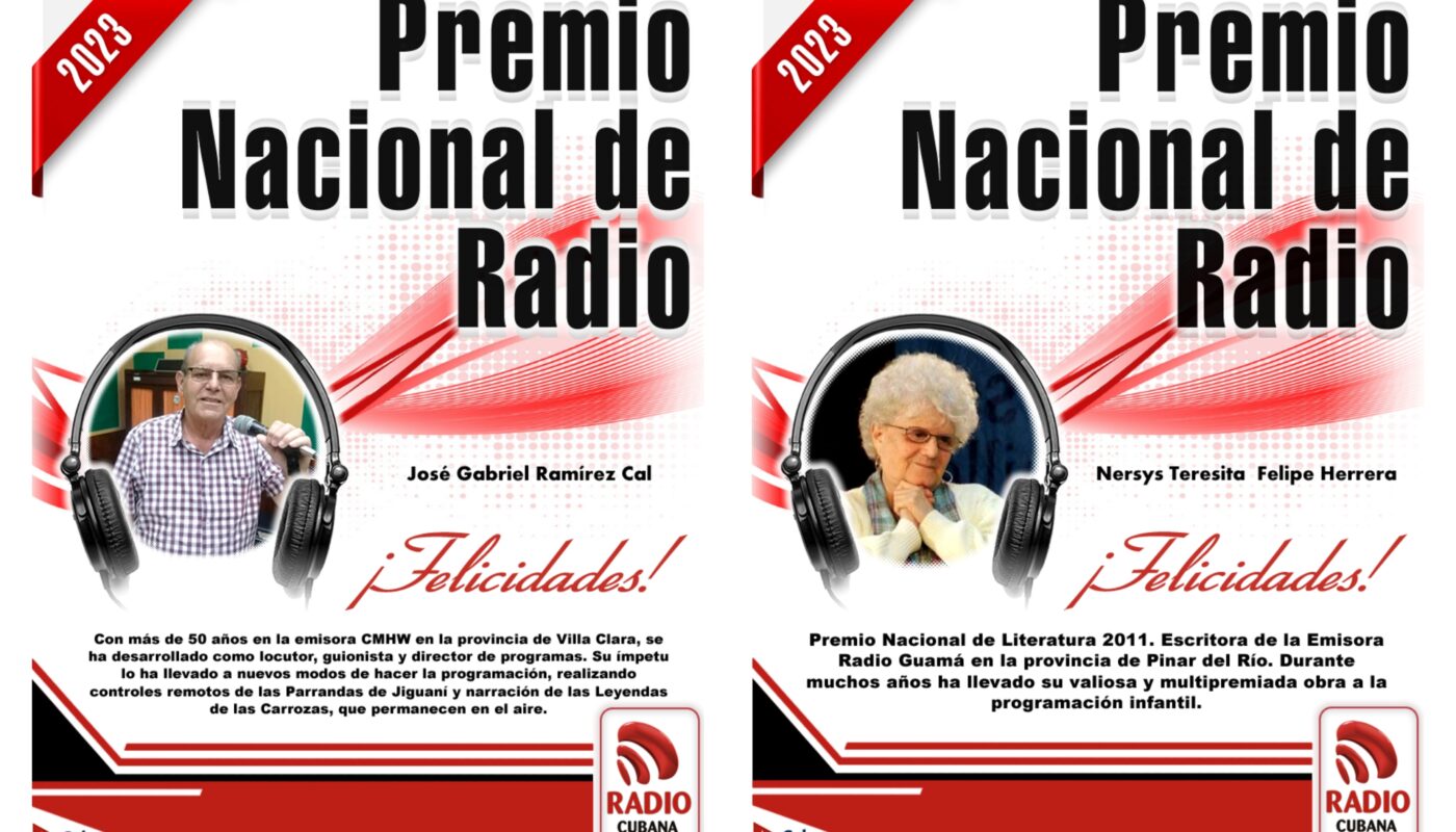 Confieren Premio Nacional de Radio 2023