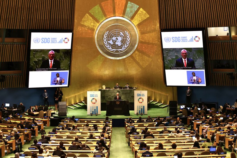 Interviene Díaz-Canel en Cumbre de los Objetivos de Desarrollo Sostenible