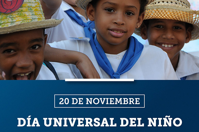 Celebran autoridades cubanas Día Mundial de la Infancia