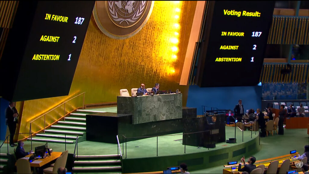 Asamblea General rechaza bloqueo a Cuba con 187 votos a favor