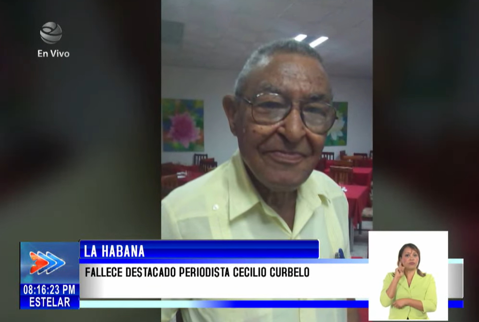 Falleció destacado periodista cubano Cecilio Curbelo