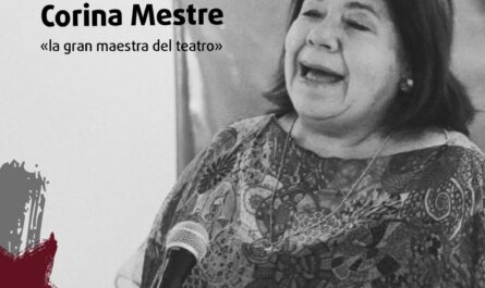 Fallece reconocida actriz cubana de teatro y televisión Corina Mestre