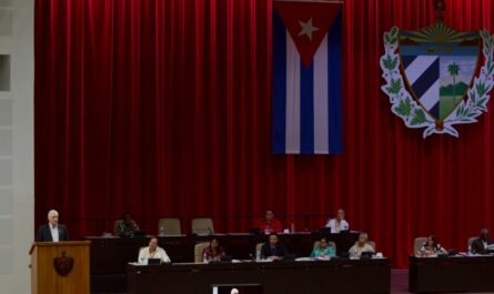Miguel Díaz-Canel Bermúdez, Primer Secretario del Comité Central del Partido Comunista de Cuba y Presidente de la República, clausura el Tercer Período Ordinario de Sesiones de la Asamblea Nacional del Poder Popular (ANPP), en su X Legislatura, en el Palacio de Convenciones de La Habana, el 19 de julio de 2024. ACN FOTO/Luis JIMÉNEZ ECHEVARRÍA