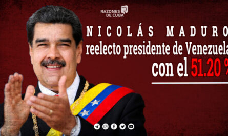 Felicitan Raúl y Díaz-Canel a Nicolás Maduro por reelección