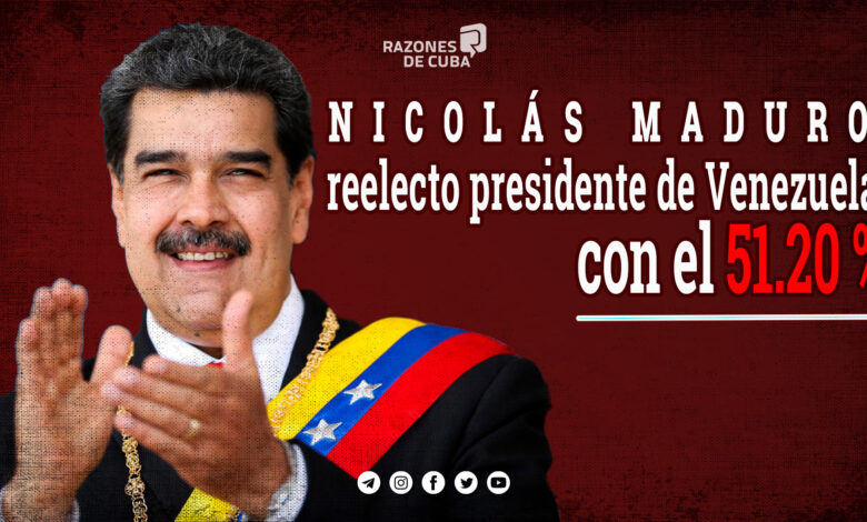 Felicitan Raúl y Díaz-Canel a Nicolás Maduro por reelección