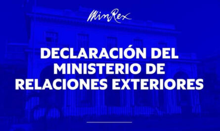 Declaración del Ministerio de Relaciones Exteriores de Cuba.