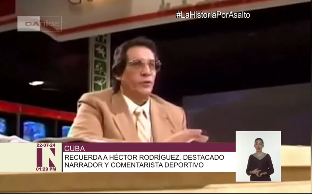 Cuba recuerda al narrador deportivo Héctor Rodríguez (+Video)