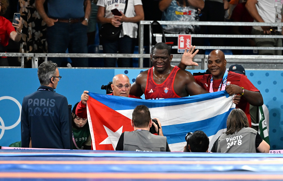 Mijaín es Cuba. Foto: Ricardo López Hevia