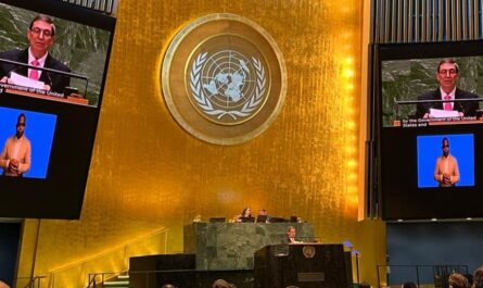Cuba reclamó en AGNU voluntad política para futuro justo
