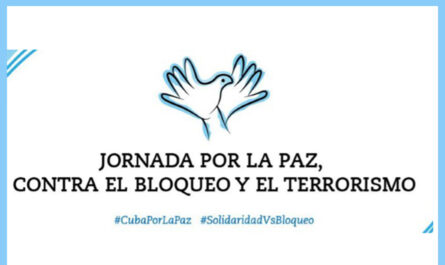En Cuba, Jornada por la Paz, contra el Bloqueo y el Terrorismo