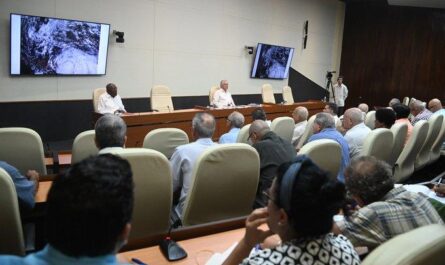 El Consejo de Defensa Nacional se activó esta tarde Foto: Cuenta en X de Presidencia Cuba