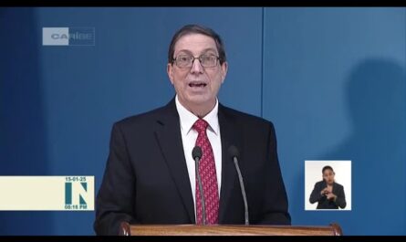 Declaraciones a la Prensa del ministro de Relaciones Exteriores de Cuba, Bruno Rodríguez Parrilla.