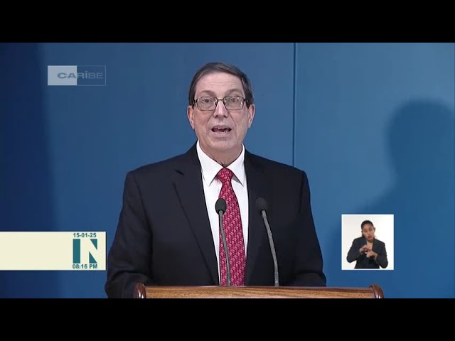 Declaraciones a la Prensa del ministro de Relaciones Exteriores de Cuba, Bruno Rodríguez Parrilla.
