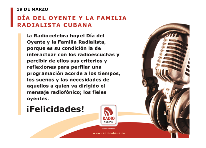 Los oyentes radialistas: ¡¡¡Muchas Felicidades!!!