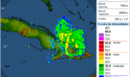 Aviso de ciclón tropical No. 24: Melissa transita sobre la ciudad de Contramaestre