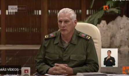 Presidente de Cuba destaca unidad nacional ante huracán Melissa