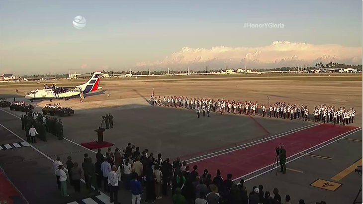 Llegan a Cuba los restos mortales de los 32 combatientes caídos en Venezuela