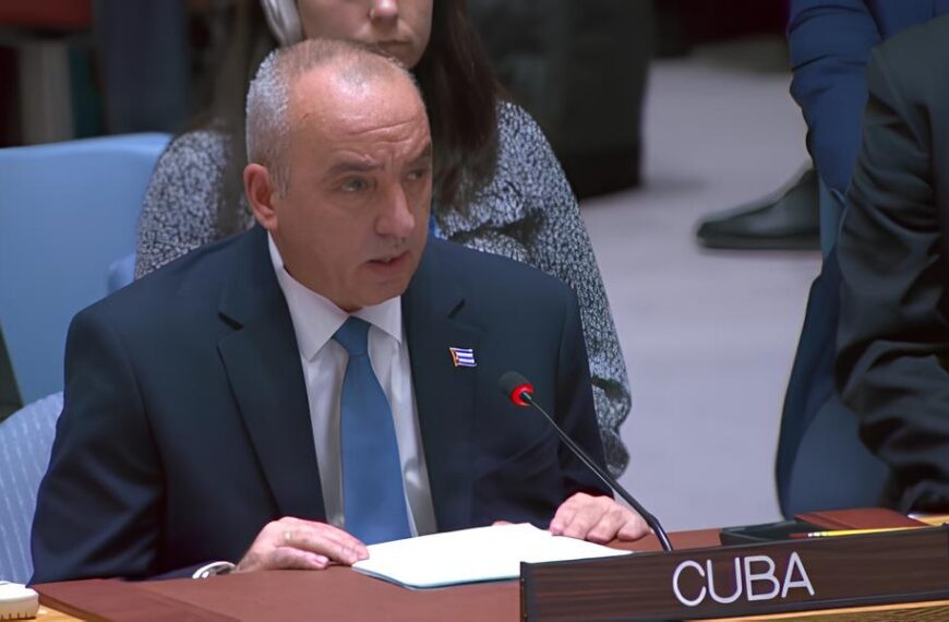 Intervención de la República de Cuba en la Reunión de emergencia del Consejo de Seguridad sobre la agresión militar de EE.UU. contra Venezuela. 5 de enero de 2026.