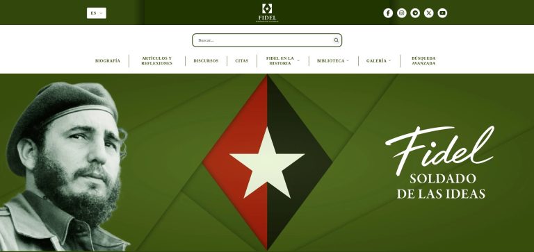 Sitio web Fidel Soldado de las Ideas celebra décimo aniversario con nueva visualización (+Fotos y Video)