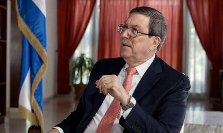 Bruno Rodríguez Parrilla, ministro de Relaciones Exteriores de Cuba
