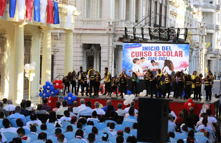 Celebró Cuba inicio del curso escolar 2026-2027