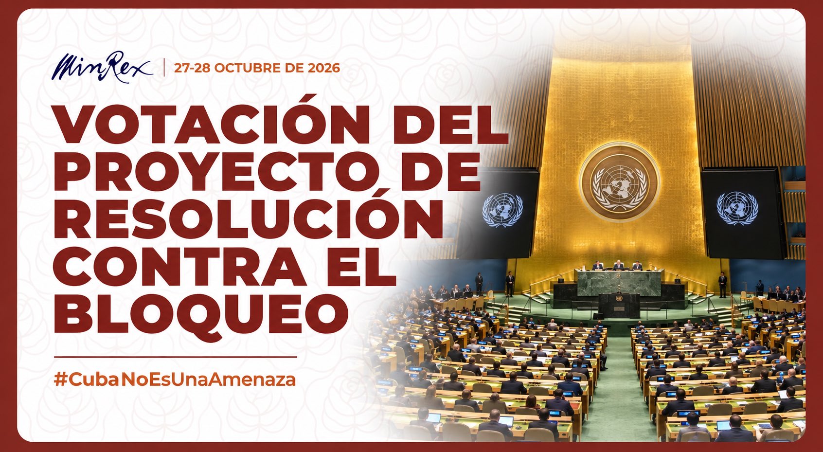 Cuba vs Bloqueo: el peso de la dignidad que volverá a resonar en la ONU